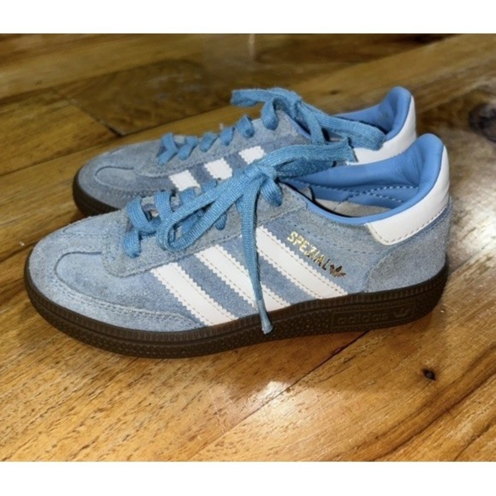 Kids Adidas Handball Spezial Kids Sz 11‎ Blue Gum Sole VGUC